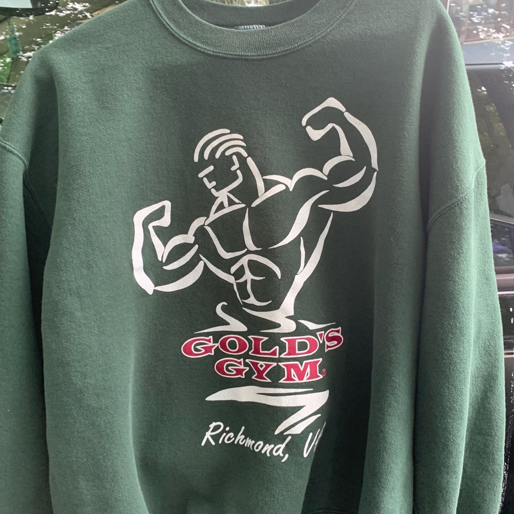 vintage golds gym crewneck